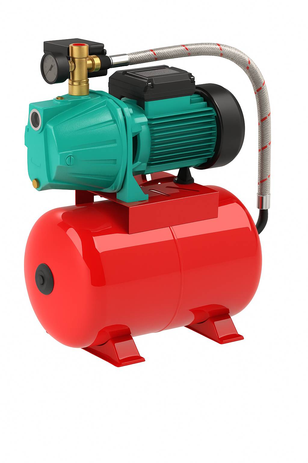 Kaysu Pompa HKJM15H Paket Hidrofor 1.5 HP 5 Kat 8 Daire 50 Litre Yatık Tanklı - Koşar Ticaret