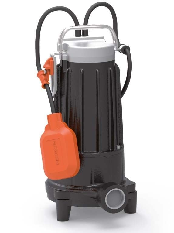 Pedrollo TRm 0.75 Parçalayıcı Bıçaklı (Öğütücülü) Foseptik Dalğıç Pompa Monofaze (220V) 16,5 mss 7.5 m³/h - Koşar Ticaret