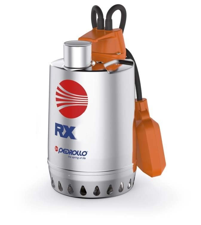 Pedrollo RXm 3 Flatörlü Full Paslanmaz Drenaj Dalgıç Pompa Monofaze(220 Volt) 12 mss 13.2 m³/h - Koşar Ticaret