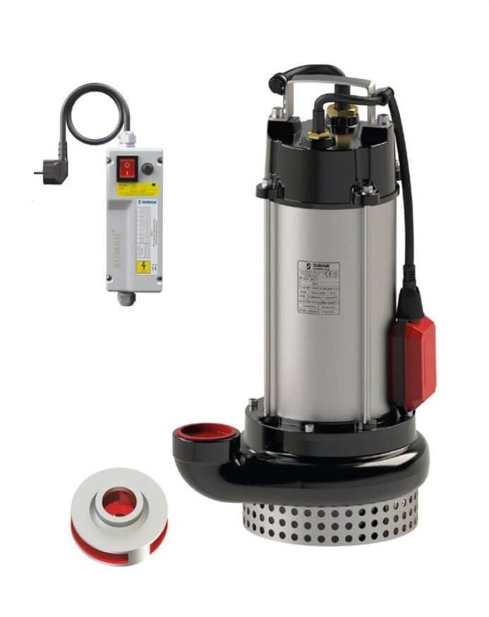 Sumak SDF 20/2 Y Paslanmaz Gövde Kirli Su Dalgıç Pompa 220 Volt 2.2 Hp 23 Mss - Koşar Ticaret