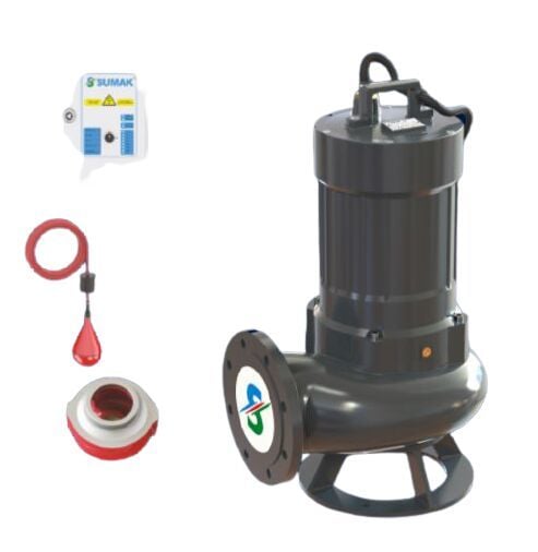 Sumak SDTK 150/6 Foseptik Dalgıç Pompa Trifaze 400V 15 Hp - Koşar Ticaret