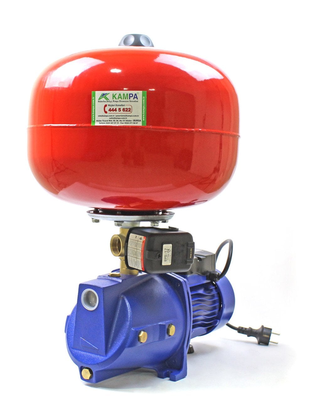 Winpo WNP 100 4 Kat 4 Daire Hidrofor, 24 Litre Tanklı Hidrofor, Ev Tipi Hidrofor - Koşar Ticaret